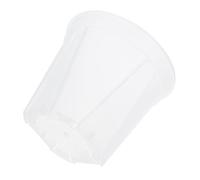 GATHINESS Pot de Fleurs Rond Transparent 12 Cm en Polypropylène Léger Contrôle des Racines Pot de Jardinage Compact pour Balcon Bureau Plastique pour Plantes D’intérieur et Extérieur