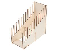 GATHINESS Présentoir à Cartes Postales en Bois Plusieurs Compartiments, Capacité Élevée et Entretien Facile, pour Comptoirs de Vente Détail et Bureaux