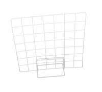 GATHINESS Présentoir de Comptoir en Fer Blanc Grille, Support D’Exposition Minimaliste pour Œuvres D’Art, Montage, Base Stable pour Stand D’Exposition