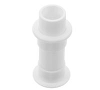 GATHINESS Raccord de Vidange Marin en Nylon Plastique Blanc, Taille 1 | Connexion Étanche, Débit Anti-obstruction, pour Tableau Arrière et Trop-plein de Pont, Guide D'installation Inclus