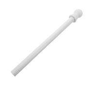 GATHINESS Rallonge Filetée pour Mât de Drapeau 1 Pouce, Acier Inoxydable | Tube D’extension Blanc, Connecteur Anti-balancement, pour Mâts Muraux et Installation Extérieure