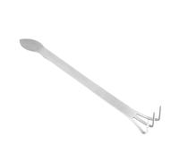 GATHINESS Râteau en Acier Inoxydable à Trois Dents pour Bonsaï, Mini Râteau Antirouille Poignée Ergonomique, pour Petits Jardins et Plantations de Fleurs