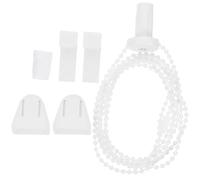GATHINESS Rideau Enrouleur à Cordon de Perles, Ensemble D'accessoires Pratiques en Plastique Blanc, Contrôleur de Stores pour Fenêtres Domestiques et Bureaux
