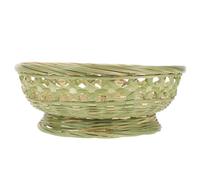 GATHINESS Rond en Tressé la Main, Petit Modèle Pied Surélevé, Alimentaire Multifonction, et Légumes, Évacuation D'eau et Aération, pour Rangement Décoratif de Jardin Cuisine