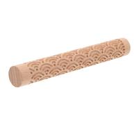 GATHINESS Rouleau en Bois pour Argile Texture Gravée, Outil de Modelage Créatif pour Sculpture D'argile et Création Artistique, Accessoire de Poterie Pratique