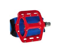 GATHINESS Sangles de Pédale de Vélo avec Fixation Ferme Antidérapantes Bleu en Nylon pour Pédales à Cale-Pieds, Adaptées au Cyclisme VTT