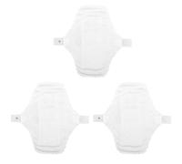 GATHINESS Serviettes Hygiéniques Réutilisables en Coton 3pcs avec Bouton Caché et Barrière Anti-fuites pour Femmes Confort et Usage Quotidien