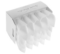 GATHINESS Set de Cônes en Papier Blanc pour Mariage avec Plateau Porte-confettis, Cônes Vierges pour Décoration et Écriture, pour Fêtes à Thème Classique ou Rétro