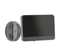 GATHINESS Sonnette en Métal avec Visuelle WiFi et Intelligente Œil de Chat Électronique 720p Détection de Mouvement Vidéo Instantanée pour Sécurité Domestique