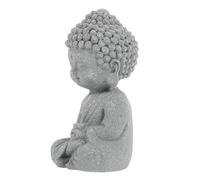 GATHINESS Statue Bouddha Miniature pour Aquarium et Table Basse Décor Artisanale en Résine Compacte Ornement Intérieur