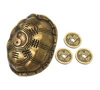 GATHINESS Statue en Alliage de Zinc Forme Carapace de Tortue Or pour Jeu de Divination Décor Intérieur Bureau Chance