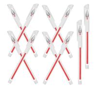 GATHINESS Stylo Marqueur Portable Rouge 10 Pcs Stylo à Tatouer Précis pour Microblading Sourcil en Plastique Léger pour Maquillage Permanent