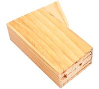 GATHINESS Support à Couteaux Cuisine en Bois Naturel, Bloc de Découpe Multifonction, Porte-ciseaux et Ustensiles pour Rangement Sécurisé, Cuisine Domestique et Professionnelle, Format