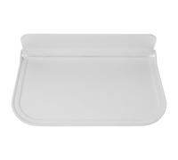 GATHINESS Support de Rangement Mural en Plastique PP Blanc, Étagère Pliante pour Articles de Toilette et Vêtements, Adapté pour Salle de Bains et Chambre