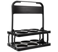 GATHINESS Support de Rangement Portable en Polypropylène pour Bouteilles et Porte-Gobelets Organisateur de 6 Gourdes pour Activités Sportives et Football