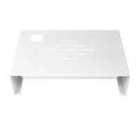 GATHINESS Support pour Écran D'ordinateur en Acier Blanc Ergonomique et Solide Rehausseur de Bureau pour Améliorer la Posture et Organiser l'espace de Travail