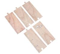 GATHINESS Tableau de Taille en Bois sans Perçage pour Décoration Murale DIY Chambre Garçon et Filles, Toise Hauteur Khaki Facile à Coller, pour Déco Chambre Ado Fille Garçon