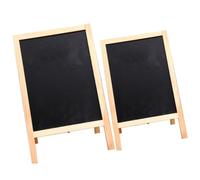 GATHINESS Tableaux Noirs en Bois Pliables Surface Dessin 2pcs Double Face Tableau Effaçable Multifonction pour Garçon et Filles Maison Classe