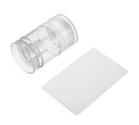 GATHINESS Tampon pour nail art en silicone transparent réglable avec grattoir, kit de stamping rotatif, outil manucure french, parfait pour salon et usage maison, pour femmes et débutantes