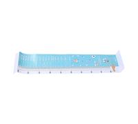 GATHINESS Tapis de Mesure et Coins Arrondis en Pvc pour Bébé Bleu avec Coussin Épais Antidérapant Outil Précis pour Mesurer la Taille Maison et Voyage