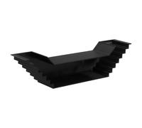 GATHINESS Tunnel Aquarium Cachette Poissons Crevettes Abs Noir Décoratif