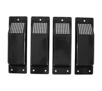 GATHINESS Ventilation du bac de rangement kit 4 pièces en plastique avec grille d'aération résistante aux intempéries pour caissons de stockage extérieurs et containers