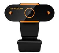 GATHINESS Webcam USB Noire avec Microphone Intégré, Autofocus Intelligent et Plastique Solide, pour Ordinateurs Portables en Environnement de Formation ou Événements