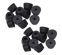 Gathukila Lot de 20 patins coniques encastrés en caoutchouc 21 x 12 mm. Matériau : caoutchouc