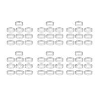 Gathukila Lot de 60 anneaux à ronds perforés en acier inoxydable de 4,5 cm avec trou
