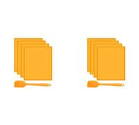 Gathukila Lot de 8 feuilles de déshydrateur en silicone avec bord pour fruits, cuir, fruits, viande, herbes avec grattoir