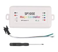 Gathukila SP105E Contrôleur Bluetooth sans APP WS2811 WS2812B WS2801 SK6812 APA102 Module Pixel Adressable Individuellement Adressable Panneau Lumière DC5V-24V pour iOS/Android