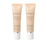 GATINEAU Miracle Eye Contour Crème - 11 ml x 2 - Maquillage + Soin de la peau - Correcteur éclaircissant pour les yeux, lisse les ridules, dissimule les cernes et les imperfections, vitamine E