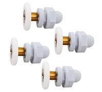 Gativs 4 Pièces Rouleau Roulette Roulettes Coulissantes Rouleaux de Porte de Douche Roue pour Porte de Douche Roue pour Douche Coulissantes Porte Roue de Remplacement pour Rouleau