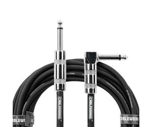 Gator Cableworks by Cases Backline Series GCWB-INS-05RA Câble pour instrument de guitare droit à angle droit 1,5 m