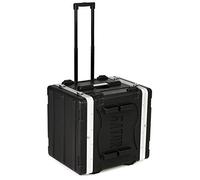Gator Cases Coffre à roulettes léger pour rack 4U avec loquets robustes, poignée de remorquage rétractable et roues encastrées; profondeur standard de 19,25" (GRR-4L)