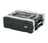 Gator Cases Coffret léger moulé 3U avec loquets robustes; profondeur réduite 14.25" (GR-3S)