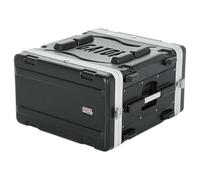 Gator Cases Coffret léger moulé 6U avec loquets robustes; profondeur standard 19.25" (GR-6L)