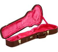 Gator Cases étui de luxe en bois pour guitares électriques Les Paul; extérieur brun (GW-LP-BROWN)