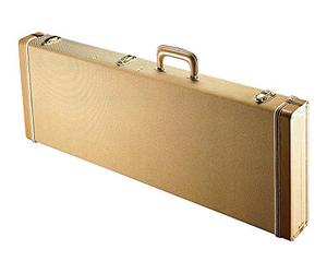 Gator Cases étui de luxe en bois pour guitares électriques standard; convient à Fender Stratocaster/Telecaster; Tweed (GW-ELECTRIC-TW)