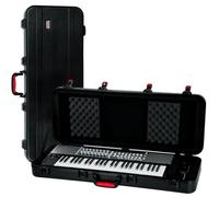 Gator Flight case moulé pour clavier 49 notes GTSA-KEY49 – loquets approuvés TSA, roues intégrées