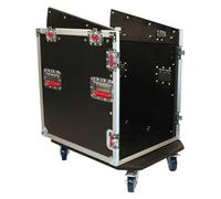 Gator Cases G-TOUR Audio Road Rack avec roulettes robustes et quincaillerie de qualité professionnelle; 12U en haut et 12U sur les côtés (G-TOUR-GRC12X12)