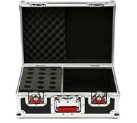 Gator Cases G-TOUR Series Road Case avec amortisseurs en mousse pour 15 microphones câblés et rangement des accessoires (G-TOUR M15)