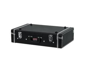 Gator Cases Gig Box Junior avec support de guitares électriques et acoustiques 3x intégré; surface de pédale 21,5" x 15" (GW-GIGBOXJR)