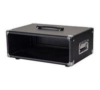 Gator Cases Retro Series Mallette Rack de style Vintage pour amplificateur; 3U noir (GR-RETRORACK-3BK)