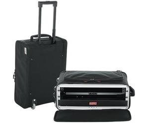 Gator Cases Lightweight Rack Bag avec bandoulière amovible, poignée de traction et roulettes; 2U Rack - 12.5 " de profondeur (GR-RACKBAG-2UW)