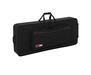 Gator Cases Mallette légère pour clavier standard de 61 notes et pianos électriques; avec poignée et roulettes(GK-61)