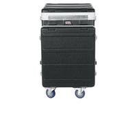 Gator Cases Mallette rackable légère pour console ATA moulée; 10U Pop-Up Top et 12U Latéral (GRC-10X12 PU)