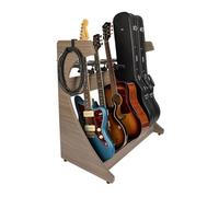 Gator Frameworks Elite GFW-ELITEGTR5RK-GRK-GRK-GRY Support pour 5 Guitares électriques ou acoustiques Gris Bois Flottant