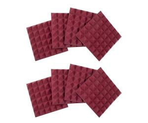 Gator Frameworks GFW-ACPNL1212PBDY-8PK 8 Panneau acous Bordeaux 30,5 x 30,5 cm