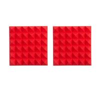 Gator Frameworks GFW-ACPNL1212PRED-2PK 2 Panneau acoustique Rouge 30,5 x 30,5 cm